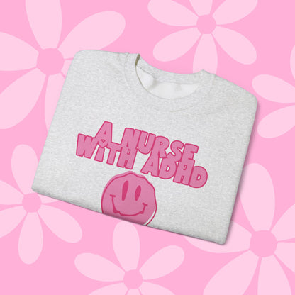 A Nurse with ADHD Crewneck