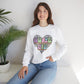 Leopard Heart Nurse Life Crewneck